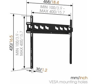 Vogel's ma3000 – tv-wandhouder, stevig, 139,7 cm, zwart – platte wandhouder (100 x 30,30 x 200 x 30,30 x 300,300 x 200,300 x 300,300 x 100,40 cm) 0 x 20 cm. 0 cm. 0 cm. 0 cm. 0,4,4,4,40 cm. 00 x 40 cm. 00,400 x 300, zwart)