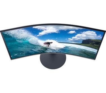 Samsung C32T550FDR Blauw, Grijs