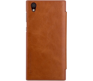 Nillkin Qin PU Leather Book Case - Sony Xperia L1 - Bruin Bruin