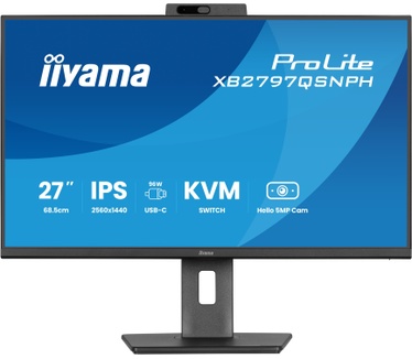 Iiyama XB2797QSNPH-B1 27IN IPS LCD 4MS 2560X1440 350CD/M2 HDMI/DP/USB 2