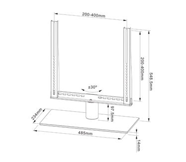 Cavus cavtsm Soporte para televisor