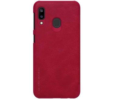 Nillkin Qin PU Leather Book Case - Samsung Galaxy A20e - Rood  Rood