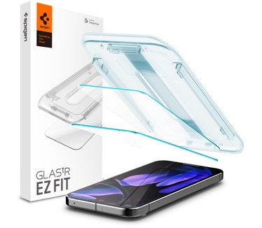 Spigen EZ Fit Gehard Glas Clear Screenprotector Google Pixel 9/9 Pro 2-Pack