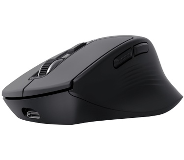 Trust Niven Draadloze Muis - Multi-device muis – USB en Bluetooth verbinding – 3200 DPI – Zwart