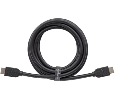 Manhattan HDMI Cable with Ethernet, 4K, Male to Male, 9m, Premium, 4K@60Hz UHD, HEC, ARC, 3D, 18 Gbps, Shielded, Black