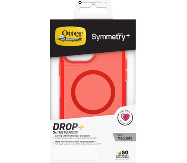 Otterbox Symmetry Plus Clear Series voor Apple iPhone 13 Pro Max, In The Red