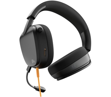 Glorious Glorious GHS Eternal - Stereo gaming headset voor pc, PS5, PS4, Xbox, Switch - Custom-tuned gekantelde drivers, verstelbare kristalheldere afneembare mic, 3,5 mm - Duurzaam dag/nacht comfort - Zwart