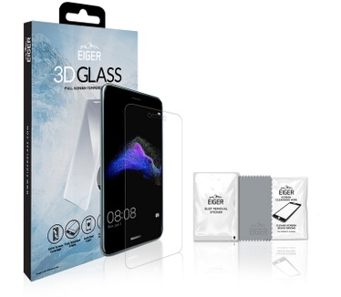 Eiger Curved Tempered Glass voor Huawei P8 Lite / P9 Lite (2017)