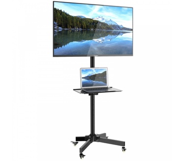 Techly Trolley Floor Stand LCD/LED/Plasma 23"-55"