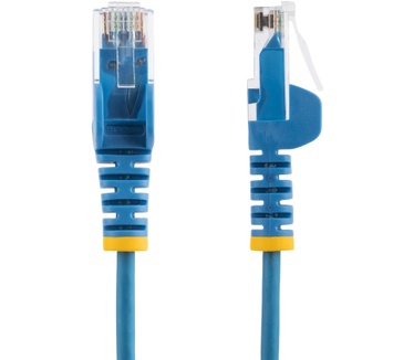 Startech.com 7m Dunne CAT6 Ethernet Kabel, Blauw, Snagless, 100W PoE, UTP, LSZH, 28AWG Pure Koperdraad, Slim RJ45 Netwerk Patchkabel met Trekontlasting, Fluke Getest