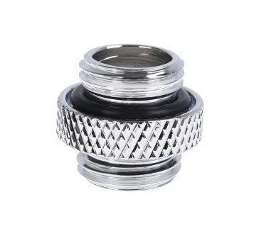 Alphacool Eiszapfen double nippel G1/4 outer thread to G1/4 outer thread - chrome