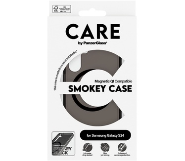 PanzerGlass CARE by Case Smokey/Black MagSafe Samsung S24