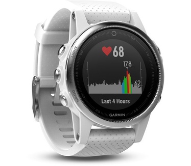 Garmin Fenix 5S (42mm, standaard glas) Wit (Wit)