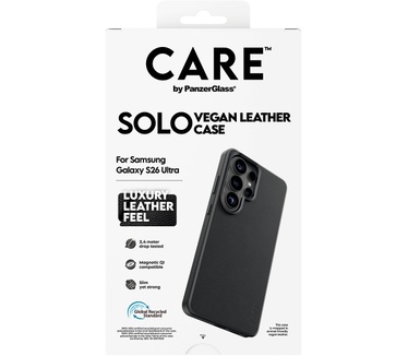 PanzerGlass CARE™ by PanzerGlass® Solo Case Black w. Qi Samsung Galaxy S26 Ultra