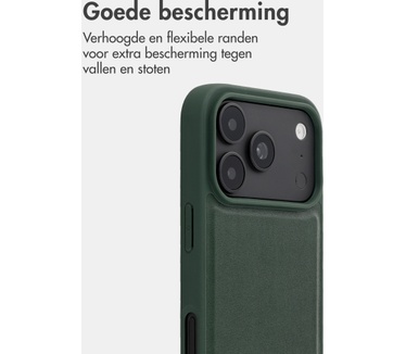Accezz Edge Backcover met MagSafe voor de Apple iPhone 18 Pro / 17 Pro - Groen