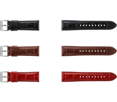 Samsung Gear S3 Classic / S3 Frontier Crocodile Grain Lederen band - RedBrown