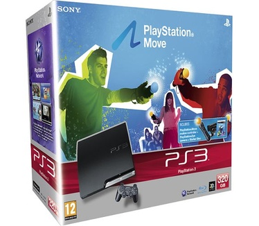Sony PlayStation 3 320GB Move Starter Pack Zwart