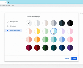 Google Chrome accentkleuren