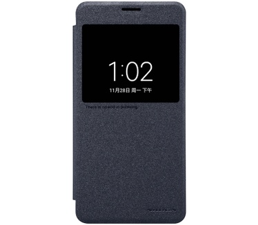 Nillkin New Sparkle Book Caser voor Xiaomi Note 2 - Zwart Aluminium