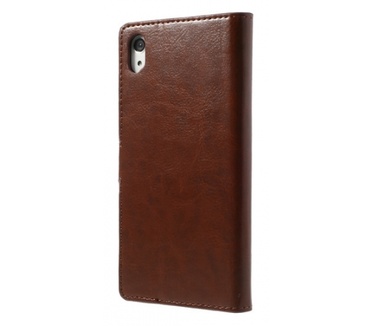 Kees KEES Lederlook Portemonnee Hoesje Sony Xperia Z2 - Bruin