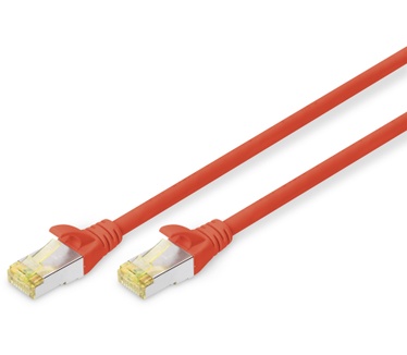 Digitus Cat6a S-FTP 0.25m Rood
