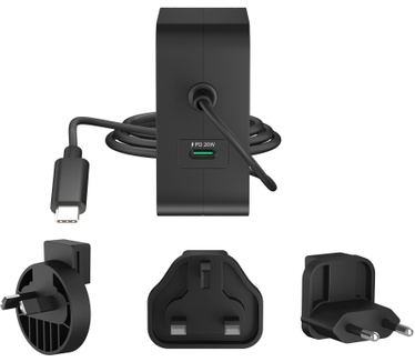 j5create 102W GaN PD USB-C 2-poorts lader met verwisselbare AC-stekkers