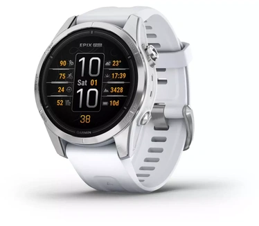Garmin epix Pro (Gen 2), 42mm Zilver (Zwart)
