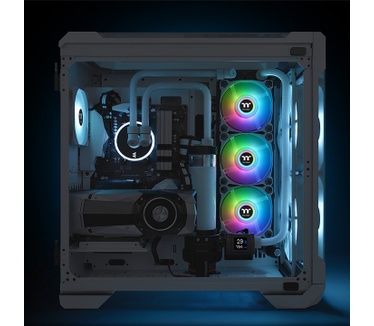 Thermaltake TT Pure Duo 14 ARGB wh 140x140x25mm | Sync Radiator Fan, 140mm