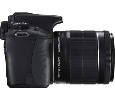 Canon EOS 100D + EF-S 18-55mm f/3.5-5.6 IS STM Zwart