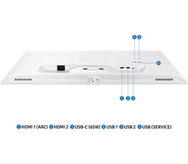 Samsung Smart Monitor M7 M70D 32" (DM703UU) Wit