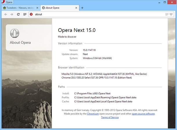 Opera 15
