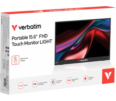Verbatim Portable 15.6" FHD Touch Monitor LIGHT