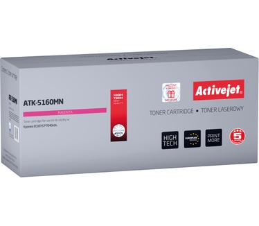 Activejet Activejet Toner Cartridge ATK-5160MN (Kyocera vervanging TK-5160M; Supreme; 12000 pagina's; rood)