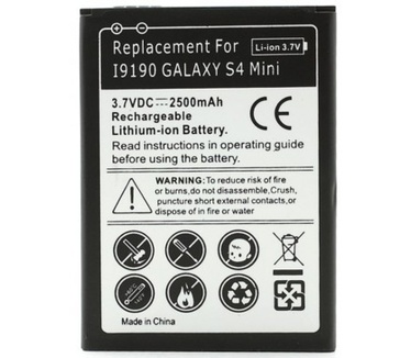 qMust Samsung Galaxy S4 mini batterij - vervangt originele accu - 2500mAh