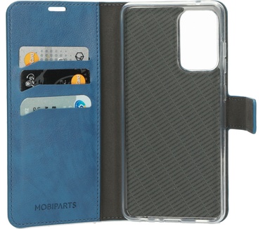 Mobiparts Classic Wallet Case Samsung Galaxy A52 5G (2021) Steel Blue (Galaxy A52 4G (2021), Galaxy A52 5G (2021)) Blauw