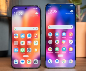 Poco X8 Pro (links) en Pro Max