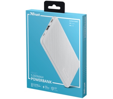 Trust Primo Ultra-thin Powerbank 5.000 mAh Wit
