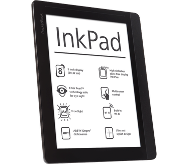 PocketBook Inkpad + Beschermcover Bruin