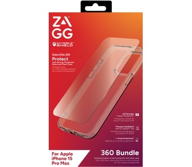 Zagg Glass Elite 360 Bundle (iPhone 15 Pro Max)