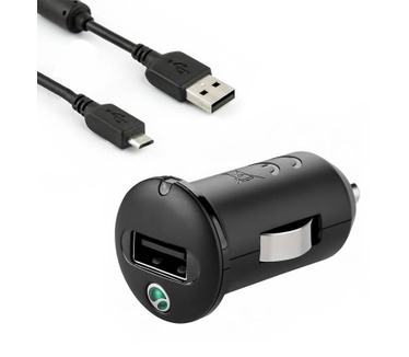 Sony AN400 Originele Autolader met EC803 Micro-USB data + oplaadkabel