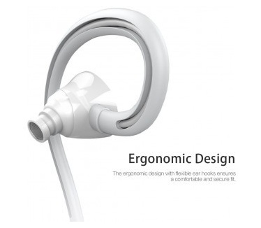 Rock Zircon sport oordopjes - In-Ear Headset - White