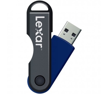 Lexar Jumpdrive TwistTurn 8GB Blauw