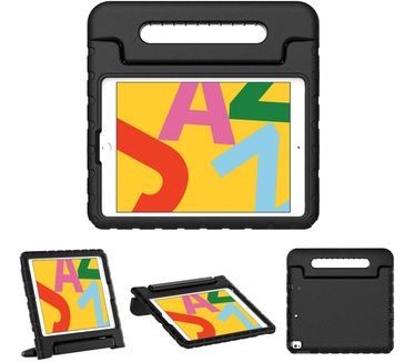 Accezz Kidsproof Backcover met handvat iPad 10.2 (2019 / 2020 / 2021) - Zwart