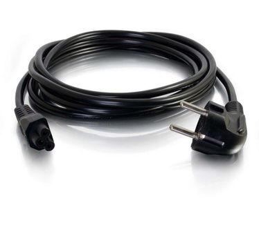 CablesToGo 3 m Europese laptopvoedingskabel (CEE 7/7 naar IEC 60320 C5)