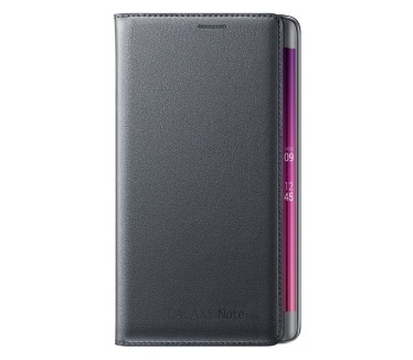 Samsung Flip Wallet Galaxy Note Edge (Charcoal Black) EF-WN915BC