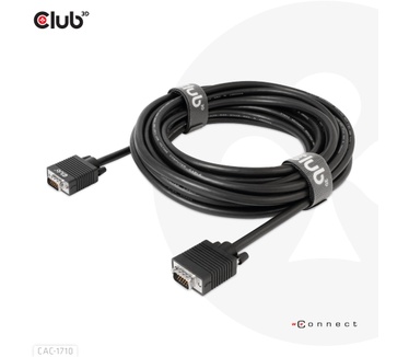 Club 3D VGA Cable Bidirectional M/M 10m/32.8ft 28AWG