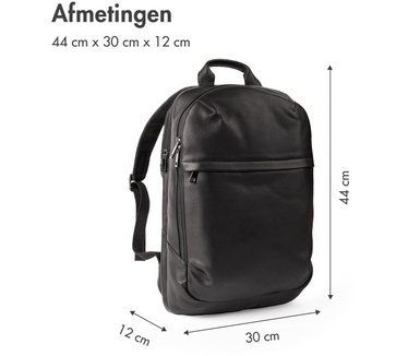 Accezz Leather Laptop rugtas