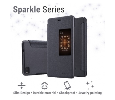 Nillkin Leather Case Huawei P8 - Sparkle Series - Black