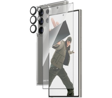 PanzerGlass 3-in-1 Bundle Glas, Case, Cam