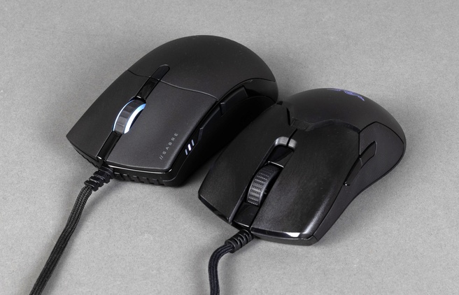 Corsair Sabre RGB Pro en Razer Viper 8KHz